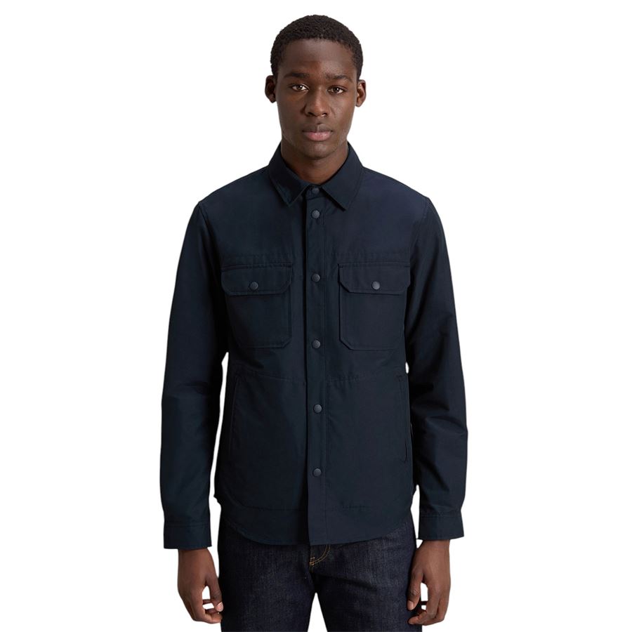 Giacca a camicia in Light Ramar da uomo Woolrich | CFWOOS0186MLB